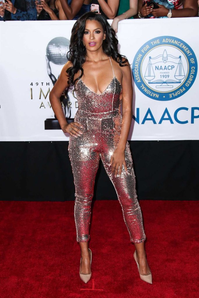 Claudia Jordan at the 49th NAACP Image Awards Dinner and Ceremony in Pasadena-2