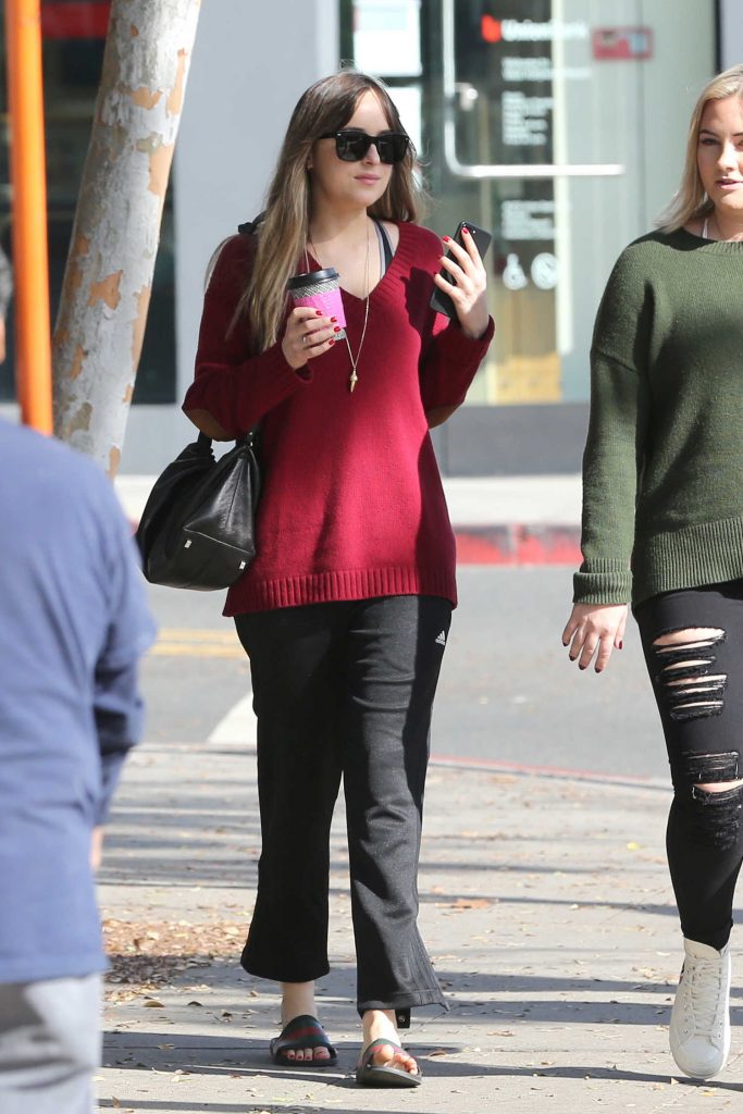 Dakota Johnson Grabs a Coffee in West Hollywood-2