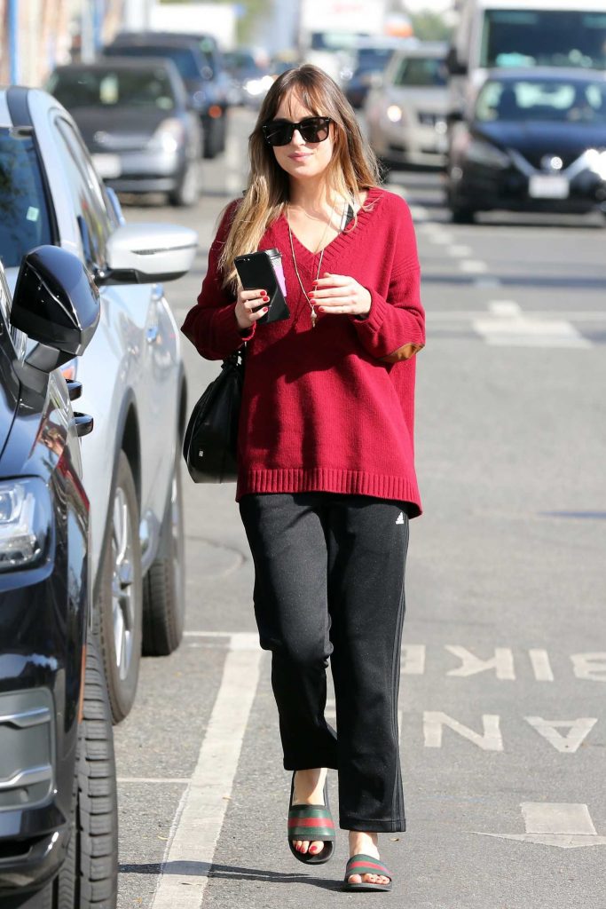Dakota Johnson Grabs a Coffee in West Hollywood-5