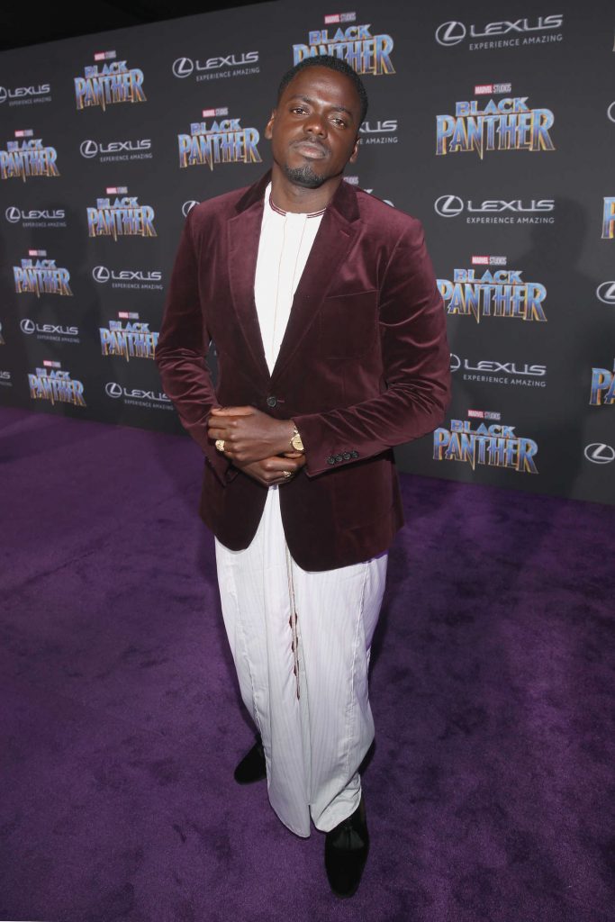 Daniel Kaluuya at the Black Panther Premiere in Hollywood-2