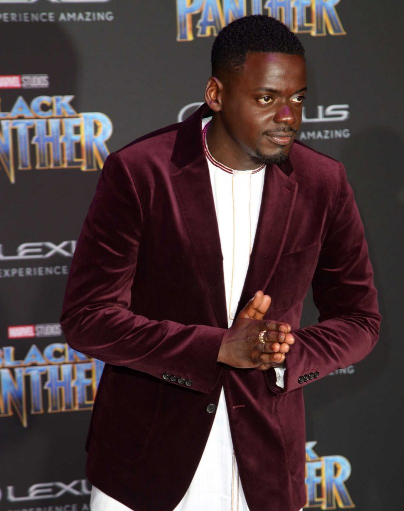 Daniel Kaluuya at the Black Panther Premiere in Hollywood-3