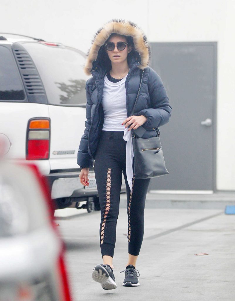 Emmy Rossum Was Seen Out in Los Angeles-3
