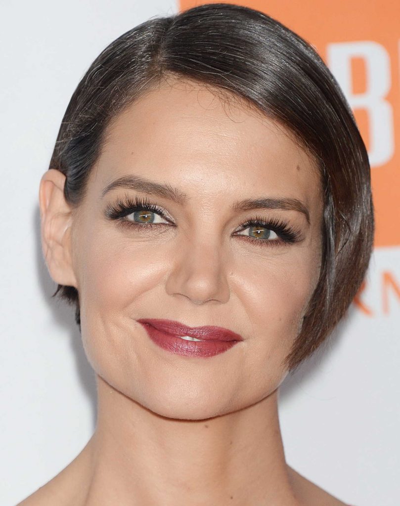 Katie Holmes at the Clive Davis and Recording Academy Pre-Grammy Gala and Grammy Salute to Industry Icons in New York-5