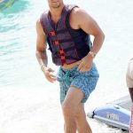 Mark Wahlberg Goes Jet Sking with His Son in Barbados