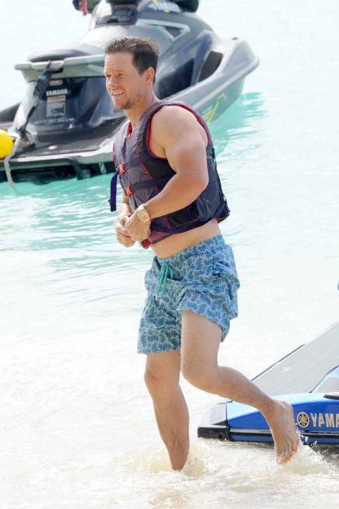Mark Wahlberg Goes Jet Sking with His Son in Barbados-2
