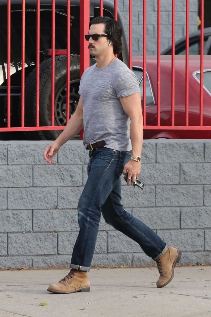 Milo Ventimiglia Was Seen Out in Hollywood-5