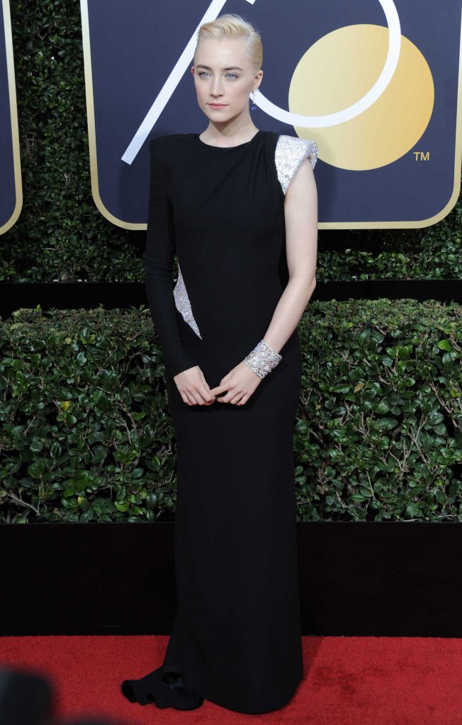 Saoirse Ronan at the 75th Annual Golden Globe Awards in Beverly Hills-2