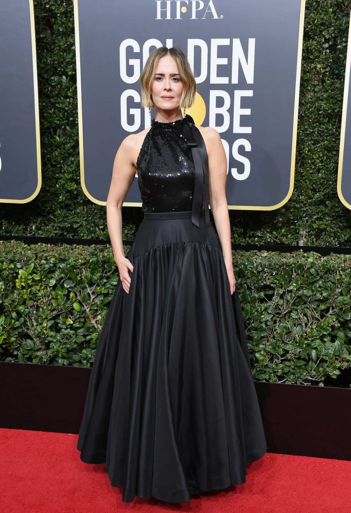Sarah Paulson at the 75th Annual Golden Globe Awards in Beverly Hills-3