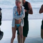 Tara Reid in Bikini at the Beach in Mexico