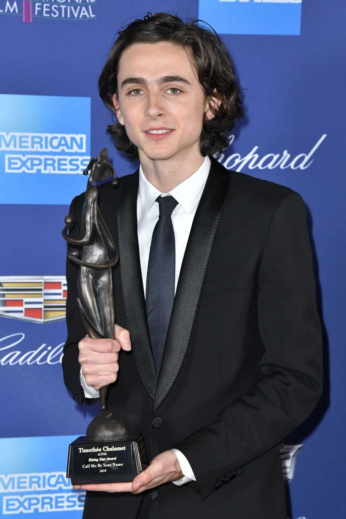 Timothee Chalamet at the 29th Annual Palm Springs International Film Festival Awards Gala in Palm Springs-2