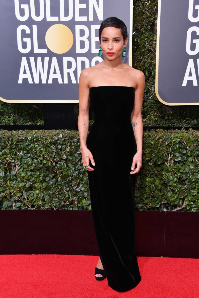 Zoe Kravitz at the 75th Annual Golden Globe Awards in Beverly Hills-1