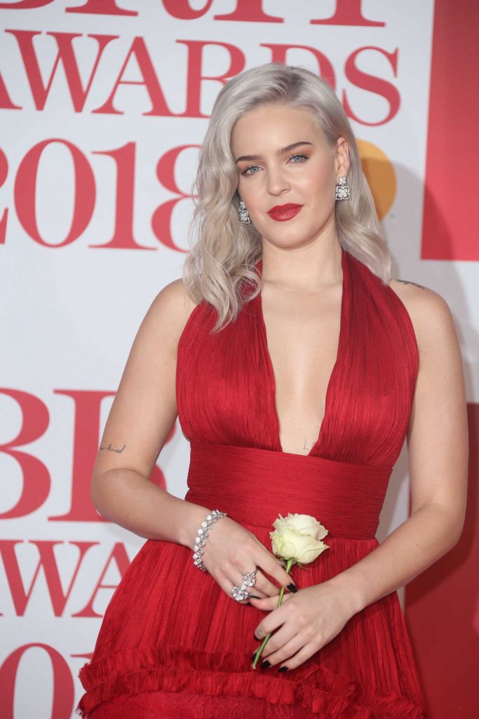 Anne-Marie Attends the 2018 Brit Awards at the O2 Arena in London-4