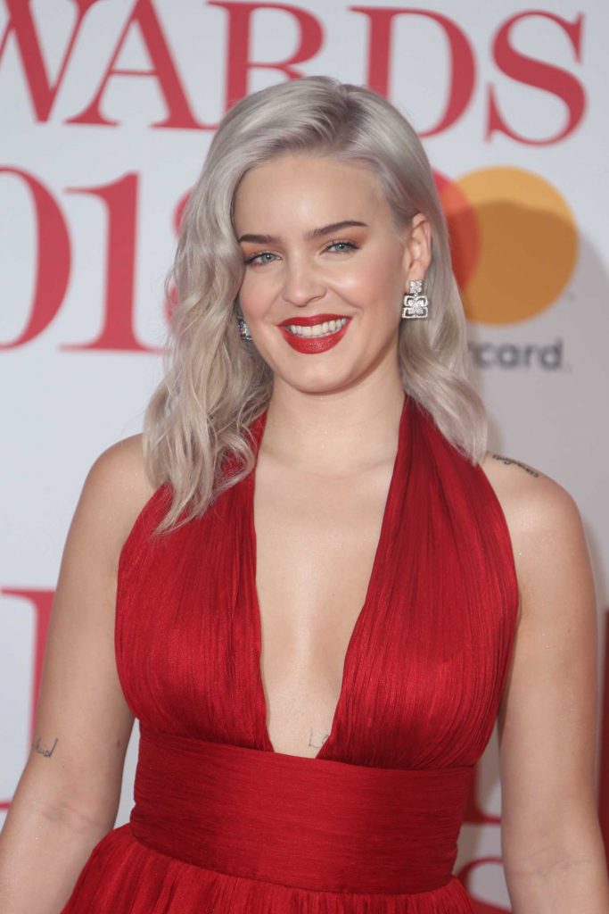 Anne-Marie Attends the 2018 Brit Awards at the O2 Arena in London-5