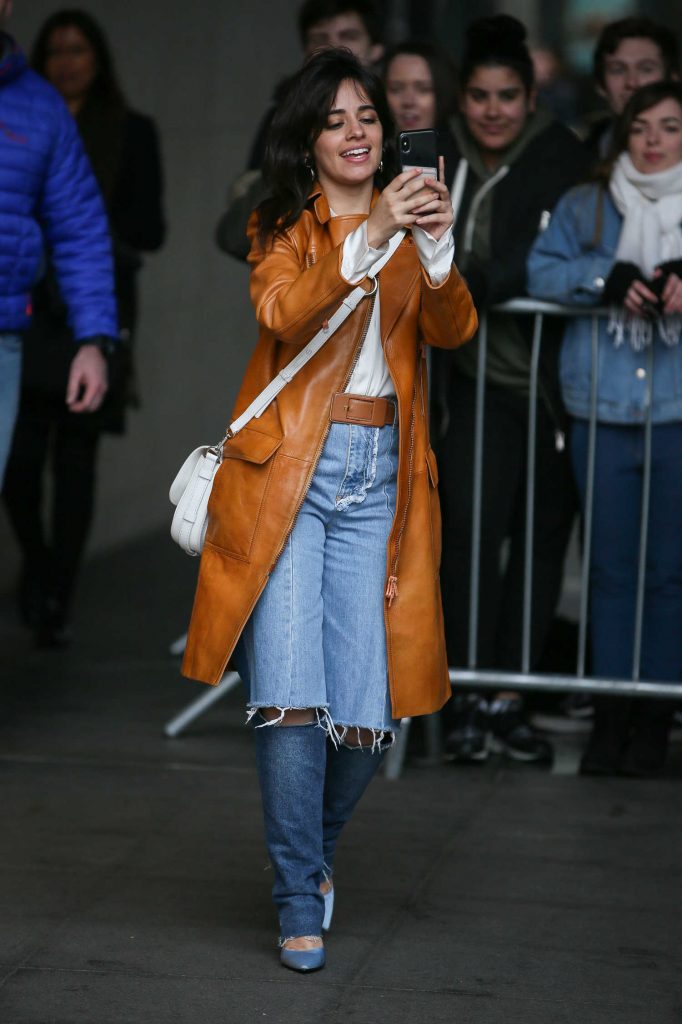 Camila Cabello Leaves the BBC Radio One Studios in London-3