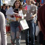 Emma Kenney Arrives at the Farmer’s Market with her Boyfriend in Studio City