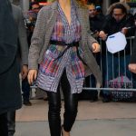 Jessica Biel Arrives at Good Morning America in New York
