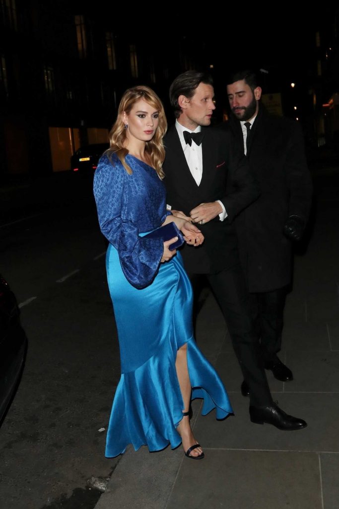 Lily James at the Dunhill and GQ Pre-BAFTA Filmmakers Dinner and Party in London-3