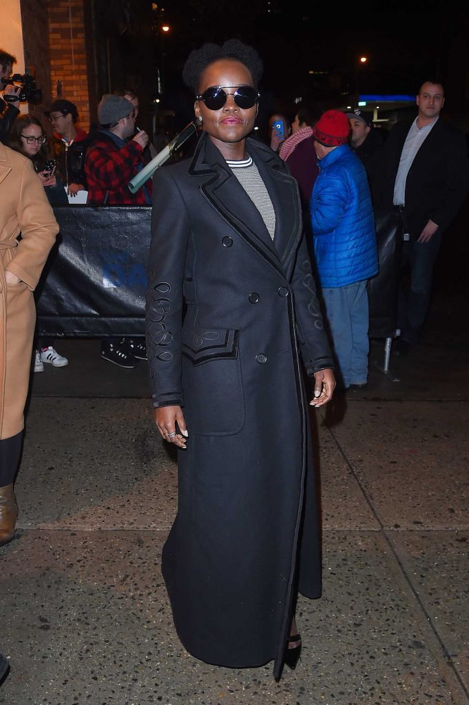 Lupita Nyong'o Arrives at The Daily Show With Trevor Noah in Manhattan, New York-1