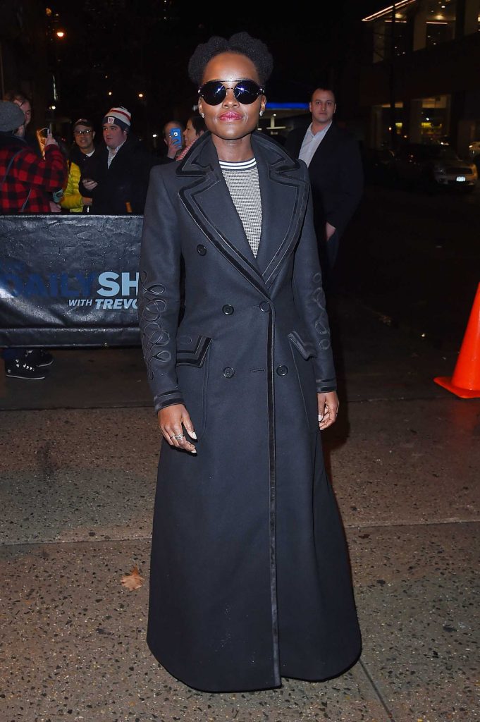 Lupita Nyong'o Arrives at The Daily Show With Trevor Noah in Manhattan, New York-2