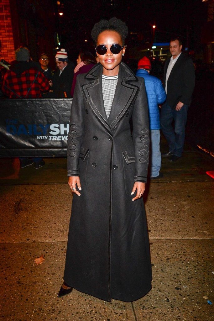 Lupita Nyong'o Arrives at The Daily Show With Trevor Noah in Manhattan, New York-4