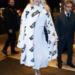 Pamela Anderson Arrives at Her Hotel During Milan Fashion Week in Milan