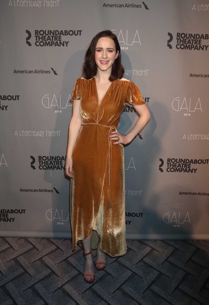 Rachel Brosnahan at 2018 Roundabout Theatre Company Gala at the Ziegfeld Ballroom in New York-2