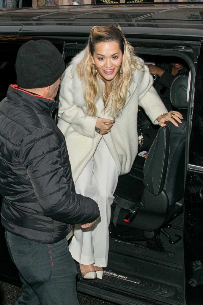Rita Ora Arrives at C a Vous TV Show in Paris-1