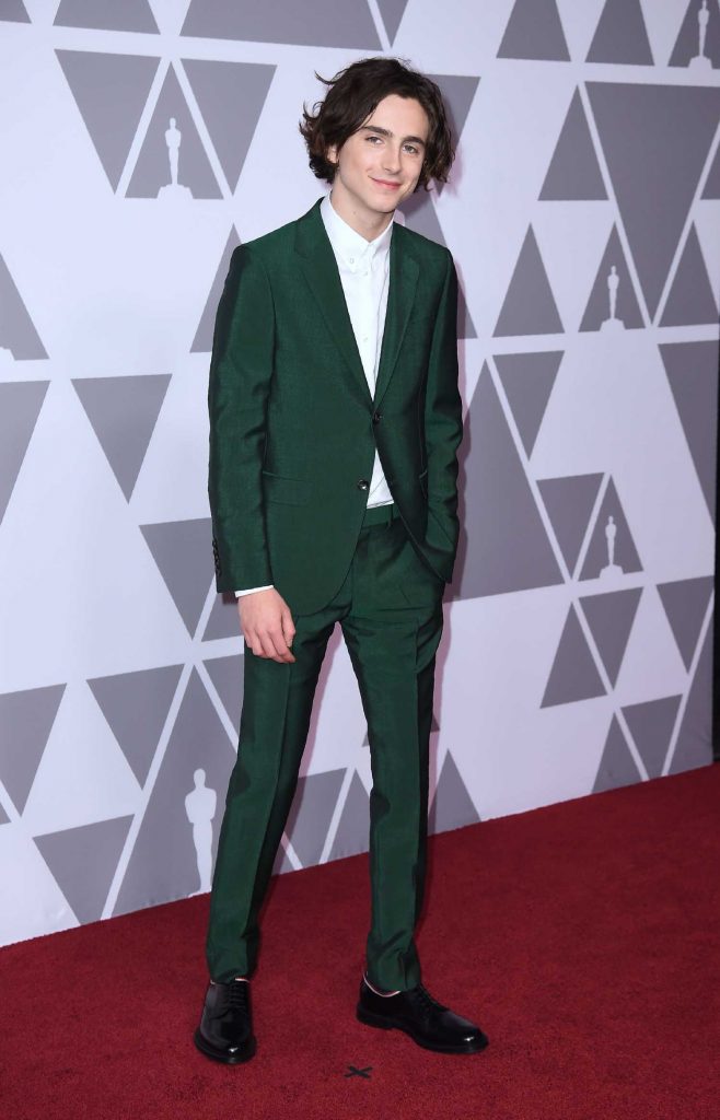 Timothee Chalamet at the 90th Annual Academy Awards Nominee Luncheon in Beverly Hills-2