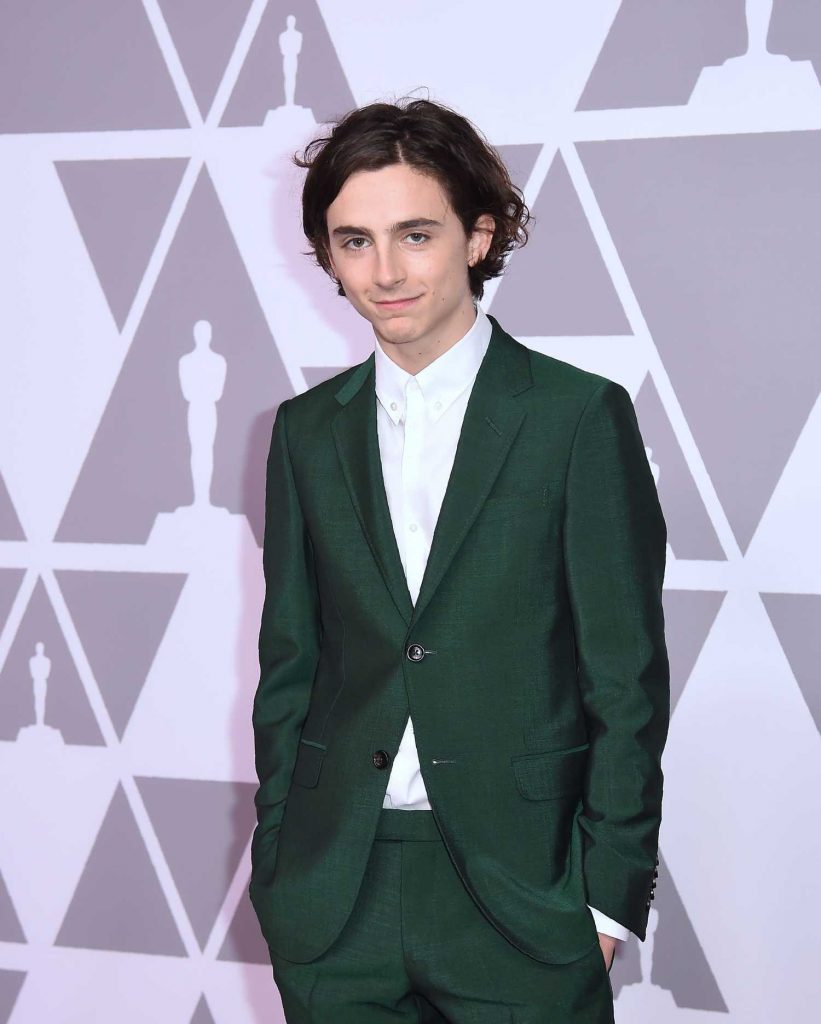 Timothee Chalamet at the 90th Annual Academy Awards Nominee Luncheon in Beverly Hills-3