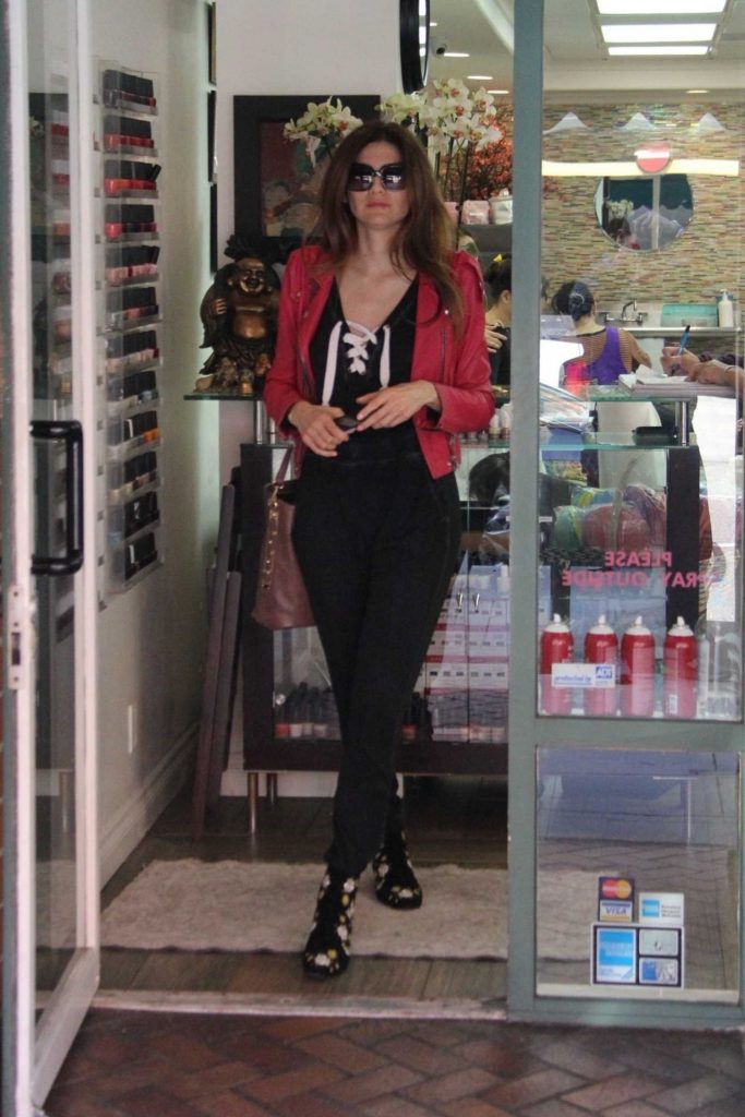 Blanca Blanco Leaves the Beverly Hills Nail Design in Beverly Hills-2