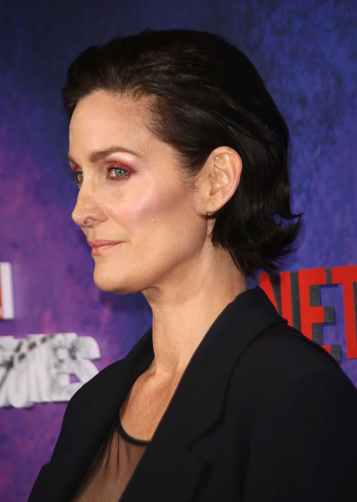Carrie-Anne Moss at the Marvel's Jessica Jones TV Show Season 2 Premiere in New York-3