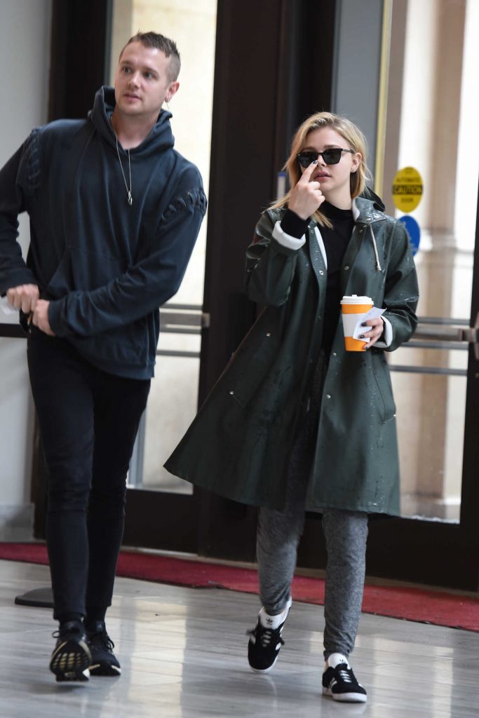 Chloe Moretz Arrives at the Cinema with Her Brother Colin in LA-3