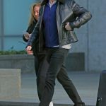 Hugh Jackman Leaves His Home in New York