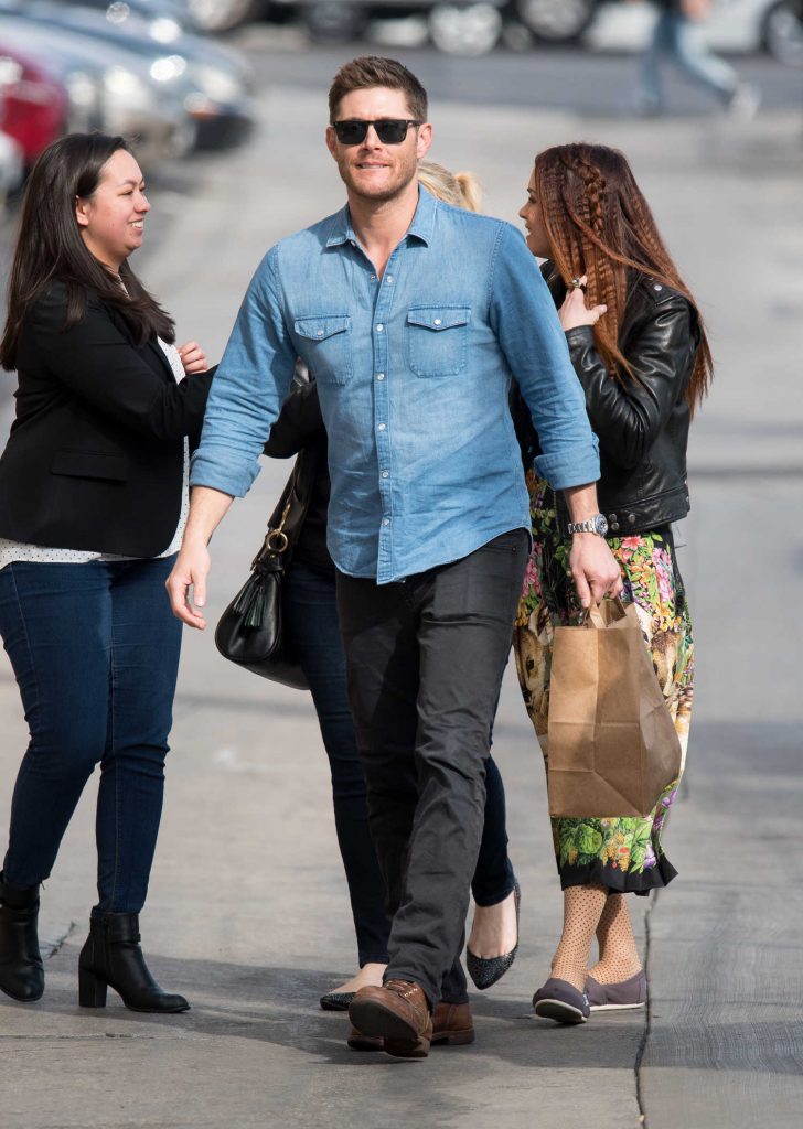 Jensen Ackles Leaves the Jimmy Kimmel Live Studios in Los Angeles-1