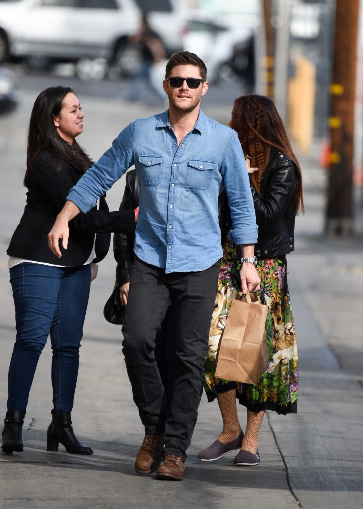 Jensen Ackles Leaves the Jimmy Kimmel Live Studios in Los Angeles-4
