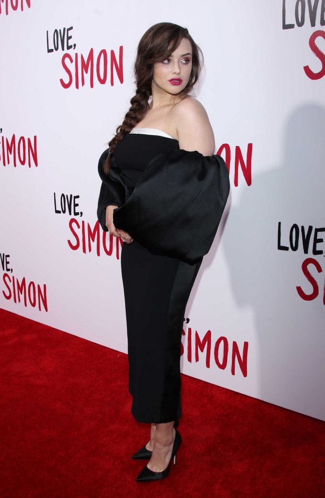 Katherine Langford at the Love, Simon Premiere in LA-3