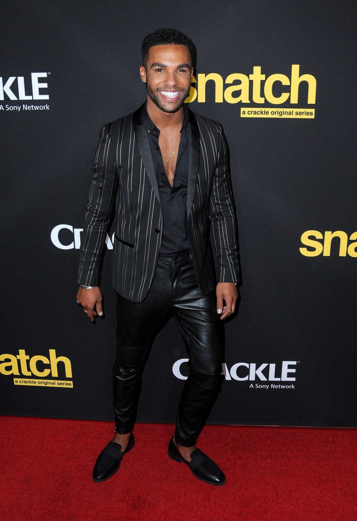 Lucien Laviscount Attends the Snatch Premiere Screening in Los Angeles-2