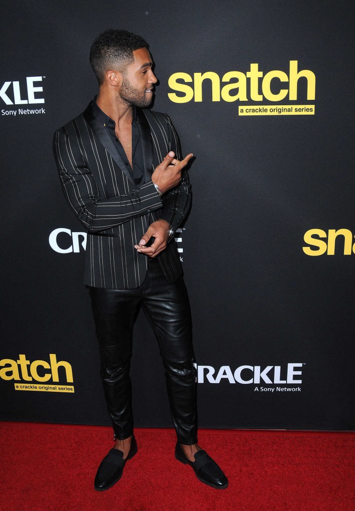 Lucien Laviscount Attends the Snatch Premiere Screening in Los Angeles-3