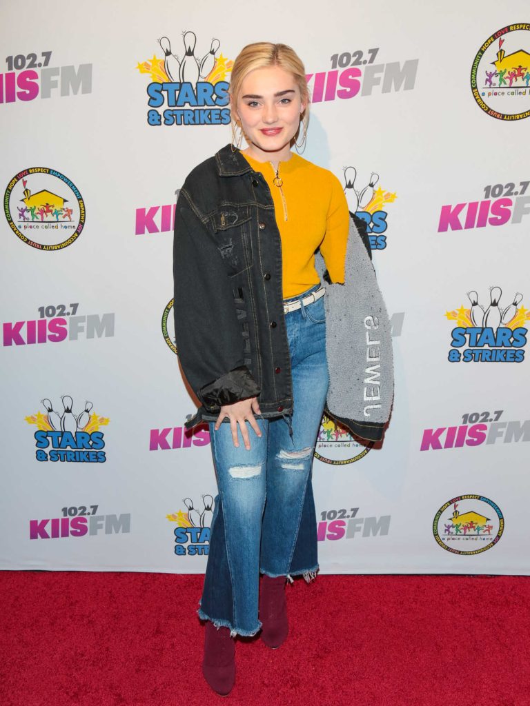 Meg Donnelly at the 12th Annual Stars and Strikes Celebrity Bowling Event in Studio City-1
