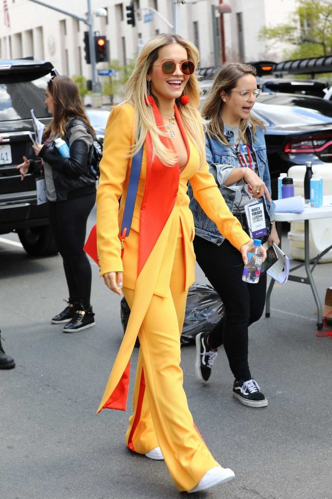 Rita Ora Arrives at the March for Our Lives in Los Angeles-4