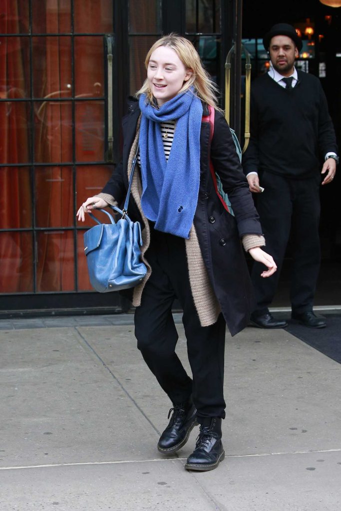 Saoirse Ronan Checks Out of the Bowery Hotel in New York City-2