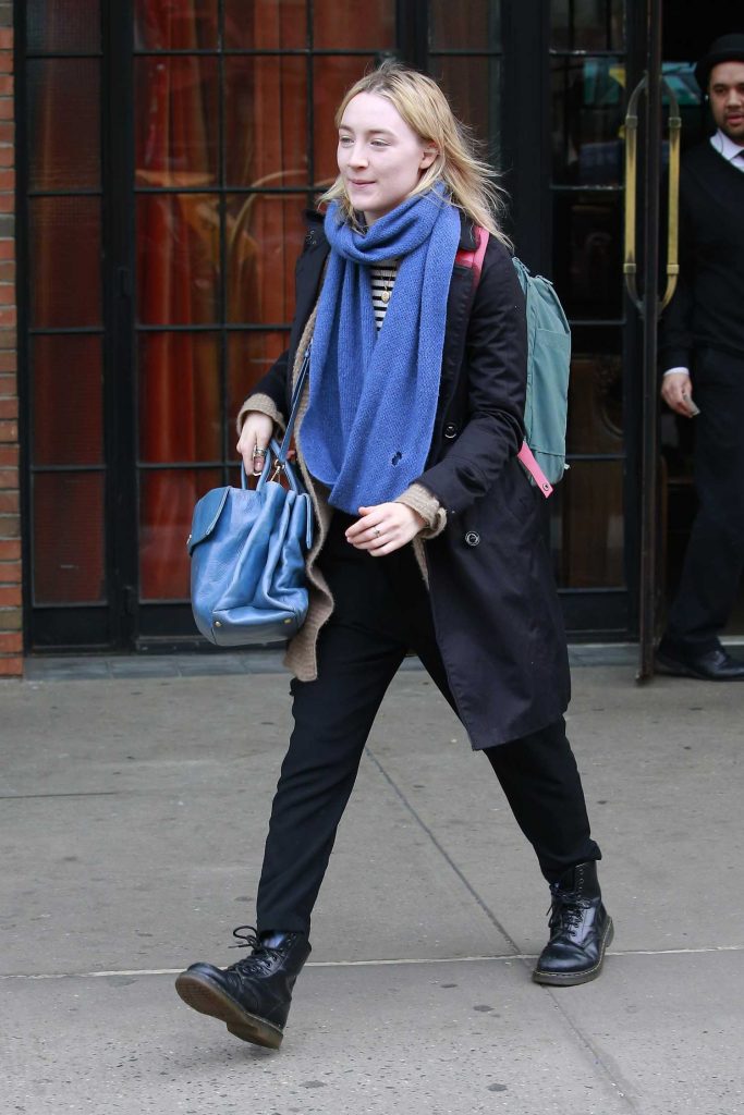 Saoirse Ronan Checks Out of the Bowery Hotel in New York City-3