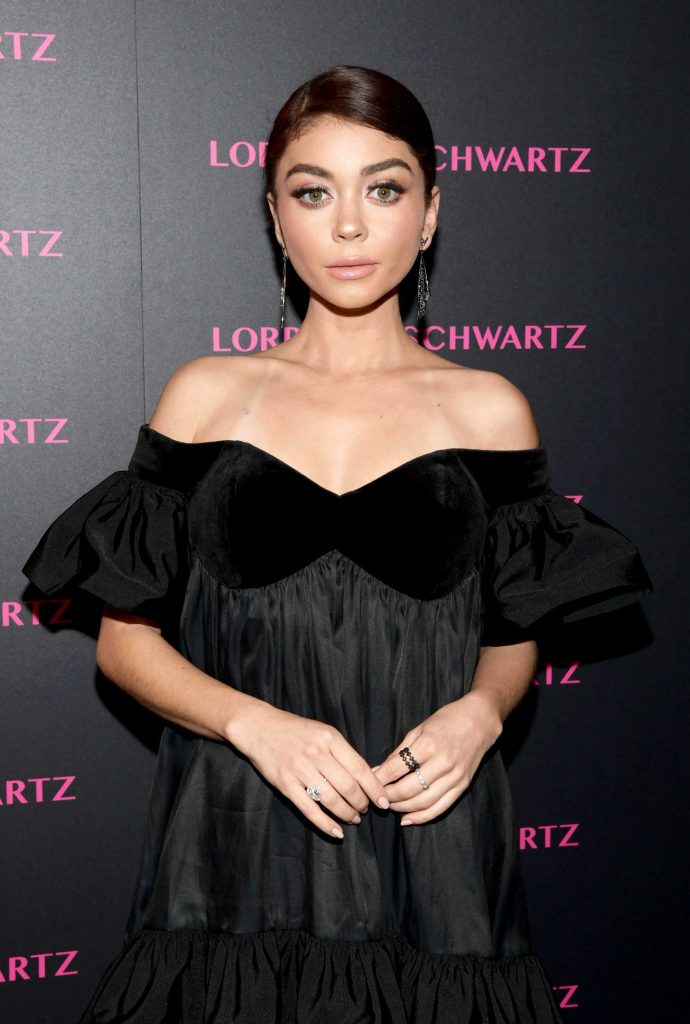 Sarah Hyland at the Lorraine Schwartz Eye Bangles Collection Launch at Delilah in West Hollywood-3