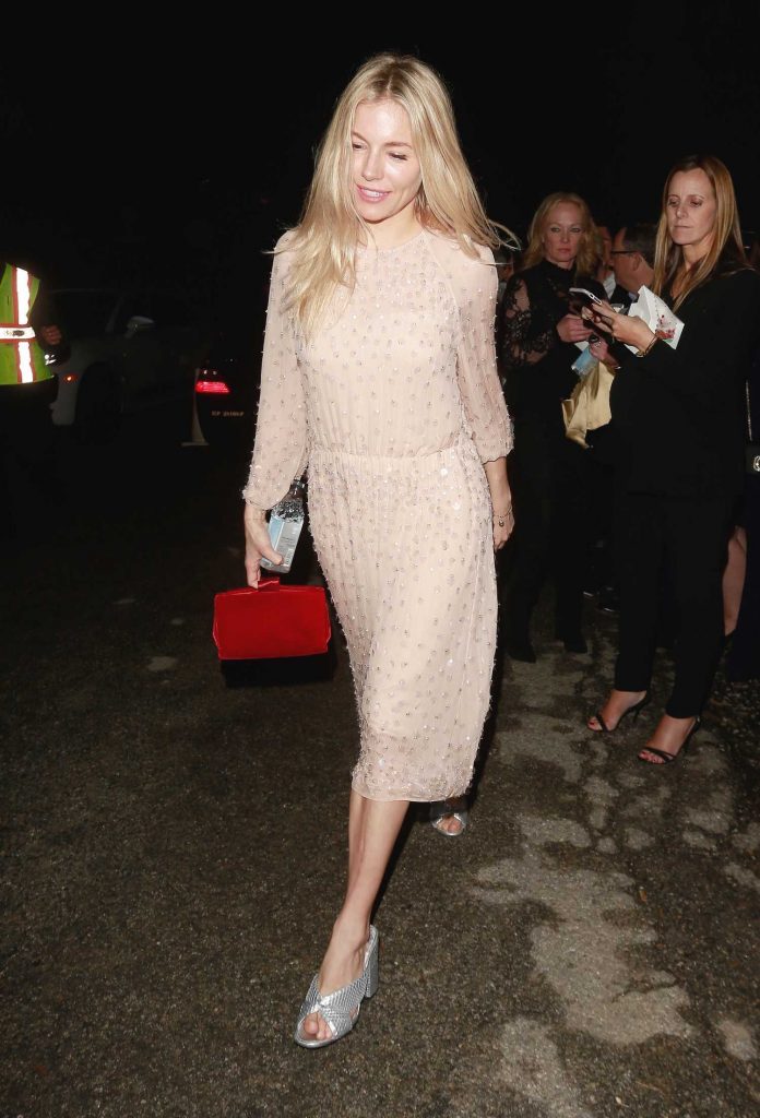 Sienna Miller Arrives at the Pre-Oscar WME Talent Party in Beverly Hills-2