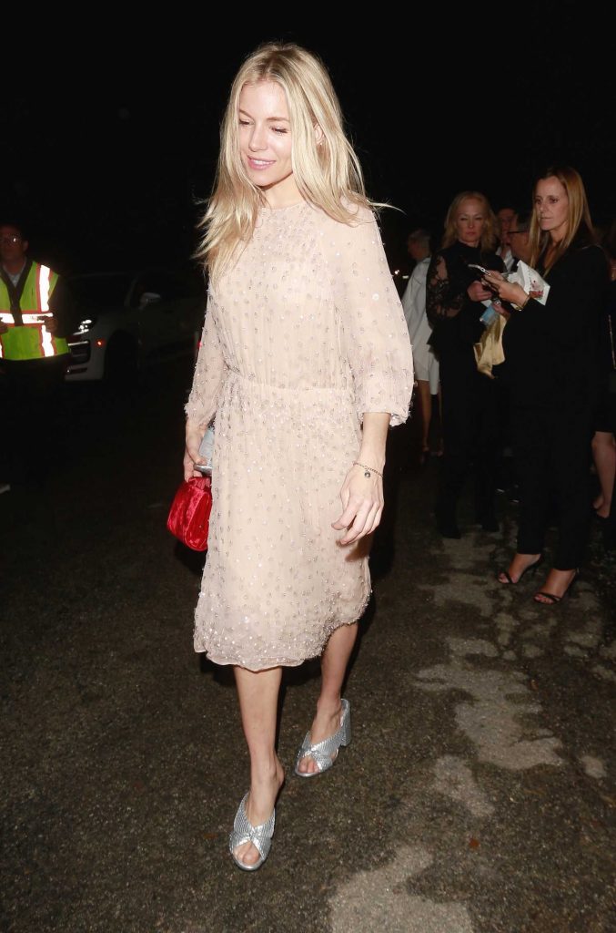 Sienna Miller Arrives at the Pre-Oscar WME Talent Party in Beverly Hills-3