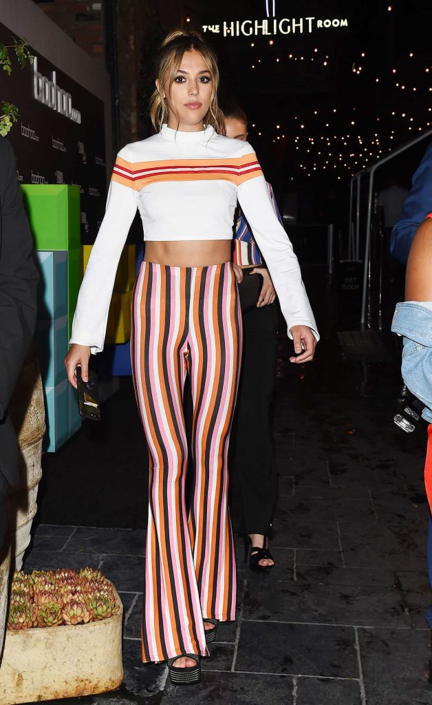 Sistine Stallone Arrives at The Highlight Room in Los Angeles-4