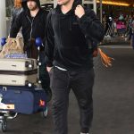 Taylor Lautner Arrives at LAX Airport in LA