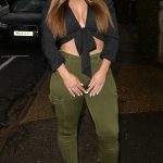 Abigail Clarke Arrives at Lokkum Bar and Grill in Essex