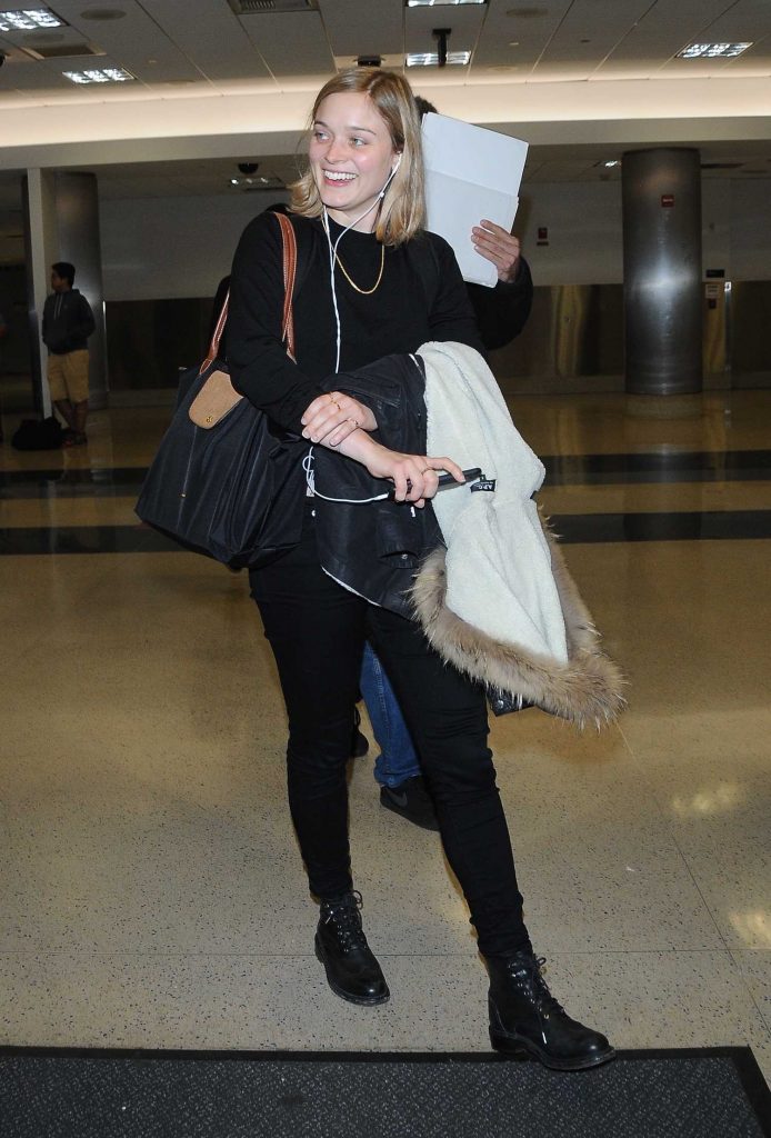 Bella Heathcote Was Spotted at LAX Airport in LA-1