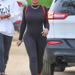 Blac Chyna Hike With Her Friends at Runyon Canyon in Los Angeles